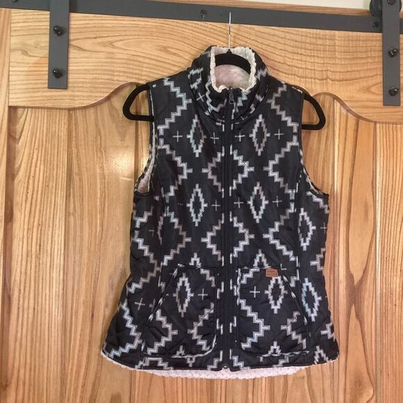 Copied - Ariat Pendleton Reversible Vest Women's Small - Picture 1 of 11